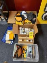 Steelers memorabilia, hats, shirts, Iron City Beer cans