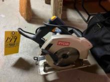 Ryobi circular saw and a Roto zip router