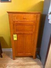Wooden Tall Kitchen Cabinet - Contents not included