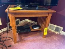 Wooden TV stand