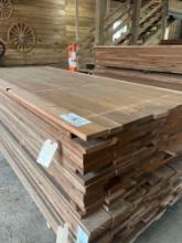 105 pieces of 8ft long Cherry planed wood (Approximately 420 board feet)