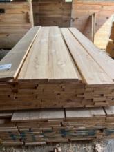 77 pieces of 8ft long Hickory planed wood (Approximately 330 board feet)