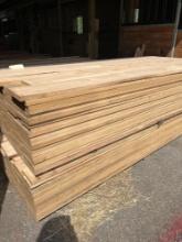 129 pieces of 8ft long Ash planed wood (Approximately 500 board feet)