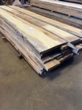 49 pieces of Poplar mostly all planed wood (Approximately 590 board feet)