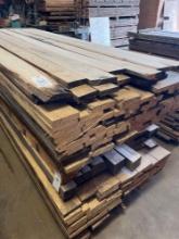 78 pieces of 9 1/2 ft long Ash planed wood ( Approximately 560 board feet)