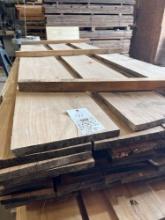 12 pieces of 9ft long Hickory planed wood
