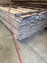 98 pieces of 9ft long Hickory planed wood (Approximately 724 board feet)
