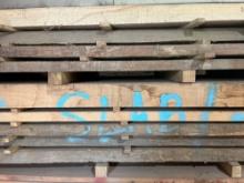 Bundle of 9ft long rough cut oak slab wood