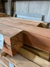 4 Cherry posts ranging from 9 to 9 1/2 feet long