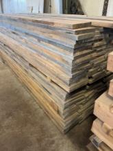 170 pieces of 9ft long Oak planed wood (Approximately 1195 board feet)