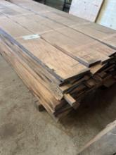 56 pieces of 9ft long Red oak planed wood (Approximately 567 board feed)
