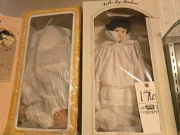Dolls by Pauline, Raikes Collectibles, Effanbee Dolls and Dolls w/ Display Case