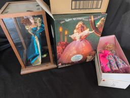 Group of Mattel Barbies, Benefit Ball, Angel light and special edition