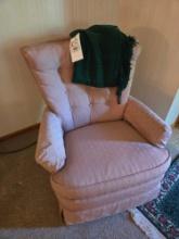 Upholstered Swivel Chair & Chair Covers