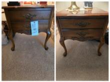 2 End Stands and Contents in Drawers