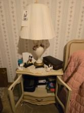 Porcelain Lamp, Mickey Tape Dispenser, Jewlery Box, Cds