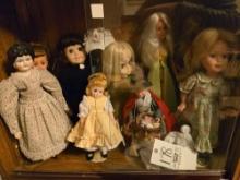 Assorted Dolls including China Head and Madame Alexander