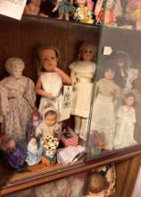 China Head Doll, Fat Albert Characters & Assorted Dolls