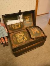 Antique Hump Top Trunk