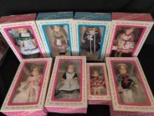 Vintage Ideal Shirley Temple dolls with boxes