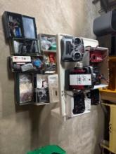 large lot of assorted RC controls and batteries