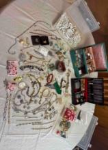 Swarovski Crystal Bracelets & Large Grouping of Costume Jewelry