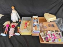 Vintage and Modern Barbie Dolls, Barbie Key Chains and Accessories