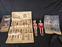1963 Teenage Doll Barbie and Ken