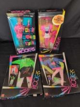 Mattel Barbie Rockers dolls with outfits