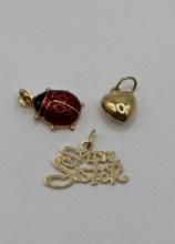 14k Gold Pendants 1.6 DWT