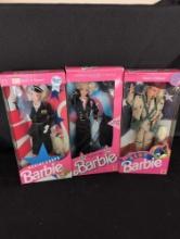 Mattel Barbie Marine Corp and Army dolls in box
