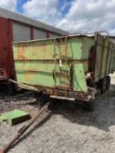 Older JD forage Wagon