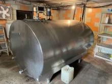 Mueller 800 Gallon SS Bulk Tank