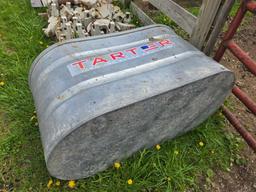 Tarter galvanized water trough