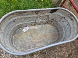 Tarter galvanized water trough