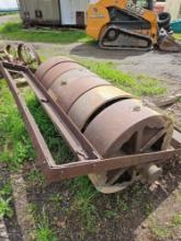 Heavy steel roller packer, 6ft