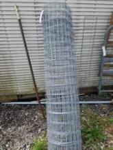 Partial roll of fence