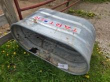 Tarter galvanized water trough