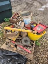 Pallet of parts and hardware