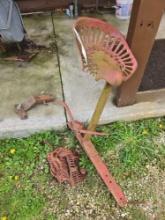 Akron buckeye Implements seat, hitch, sheller