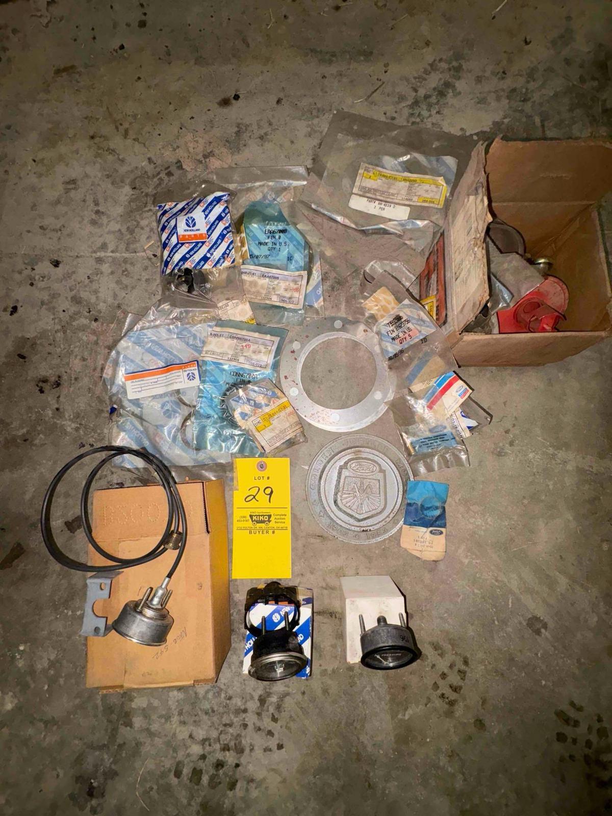 Ford Jubilee Hood emblem and Assorted Parts