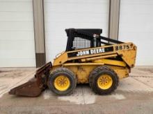 John Deere 8875 Skid loader W/Bucket
