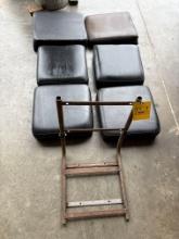 Railcar Seats and Seat Frame