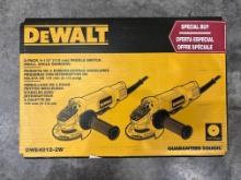 Two NIB Dewalt Small Angle Grinders