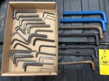 Assorted Metric and Standard Allen Wrenches
