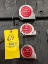 Snap On Tape Measures