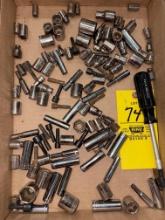 Assorted 1/4 and 3/8 Sockets