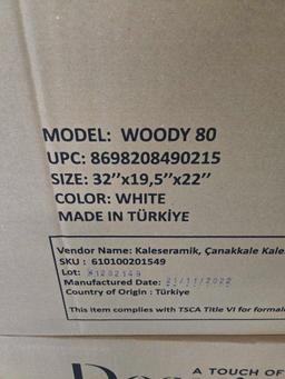 3-Woody - 31" Modern Floating Vanity