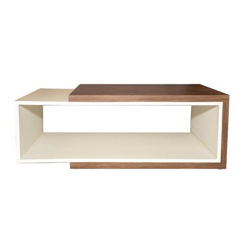 3-Sai Mid-Century Modern Linear Coffee Table