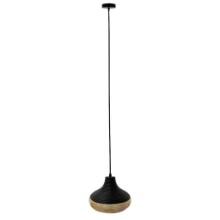 10-Calypso 8.5" Black and Amber Teardrop Pendant Light